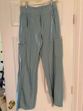 Roxy Women's Straight Leg Pants in Light Blue